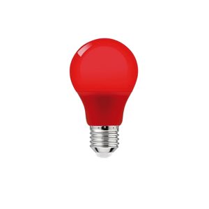 LAMP. BULBO LED 9W E27 VERMELHO BIVOLT APOLLO