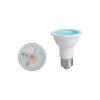 LAMP. PAR 20 6W E27 SMD AZUL BIVOLT