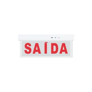 PLACA SAIDA DE EMERGENCIA LED 1W 6500K BIVOLT