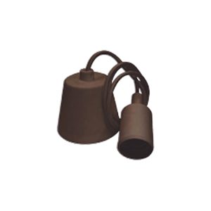 PENDENTE PVC E27 1M MARROM TOP LIGHT