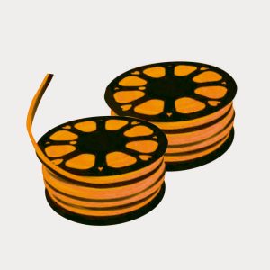 FITA NEON 2835 12V 2X50M PVC LARANJA APOLLO