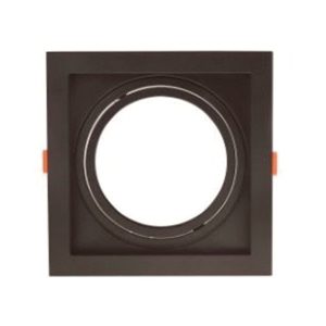 SPOT RECUADO P/ AR111 PRETO APOLLO