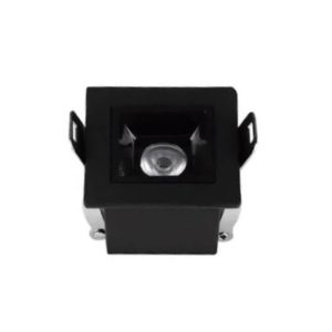 SPOT LED LINEAR EMBUTIR 2W 3000K PRETO APOLLO