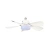 LAMP. VENTILADOR DE TETO LED 30W 3K/ 4K/ 6.5K C/ CONTROLE APOLLO