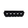 SPOT LED LINEAR EMBUTIR 10W 3000K PRETO
