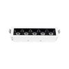 SPOT LED LINEAR EMBUTIR 10W 3000K BRANCO C/ PRETO