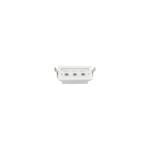 SPOT LED LINEAR EMBUTIR MOVEL 6W 3000K BRANCO