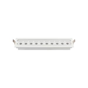 SPOT LED LINEAR EMBUTIR MOVEL 10W 3000K BRANCO