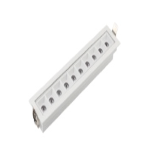 SPOT LED LINEAR EMBUTIR MOVEL 20W 3000K BRANCO