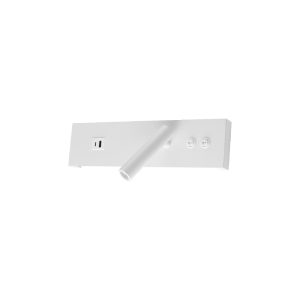 SPOT LED P/ CABECEIRA DUO USB 12W BRANCO IP20