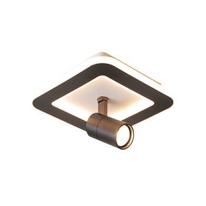 SYFLAR PLAFON + SPOT LED 20W PRETO