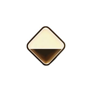 SYFLAR ARANDELA 16W PRETO