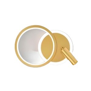 SYFLAR ARANDELA + SPOT 20W DOURADO