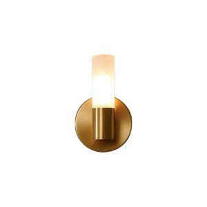 SYFLAR ARANDELA LED TUBO 5W DOURADO