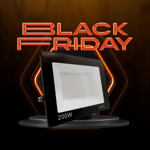 PROJETOR LED E 200W SLIM IP65 6500K 1.0/ 42X30.5