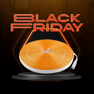 FITA NEON 5M DC12V IP65 AMBAR APOLLO