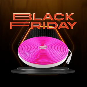 FITA NEON 5M DC12V IP65 ROSA APOLLO