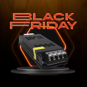 FONTE CHAVEADA I 250W 20A 12V SLIM PRETA APOLLO