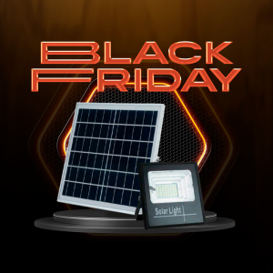 PROJETOR LED SOLAR 300W 6500K + PLACA C/C APOLLO