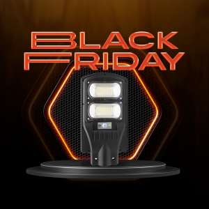 LUM. POSTE/PUBLICA SOLAR 100W 6500K + PLACA APOLLO