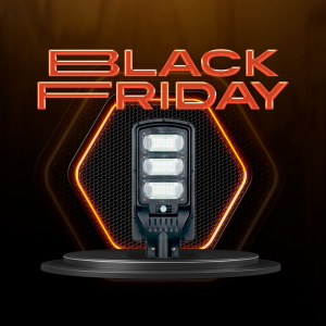 LUM. POSTE/PUBLICA SOLAR 150W 6500K + PLACA APOLLO