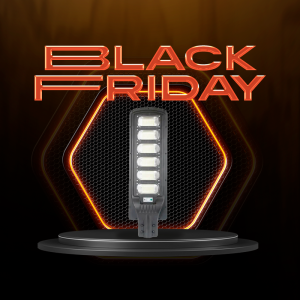 LUM. POSTE/PUBLICA SOLAR 300W 6500K +  PLACA APOLLO