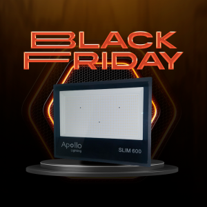 PROJETOR LED H 600W 6500K SLIM600 0.5/ 44.3X34 APOLLO