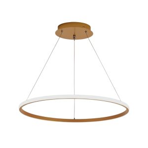 PENDENTE  LED ARCHI 1 ARO DOURADO 35W