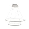 PENDENTE LED ARCHI 2 AROS BRANCO 60W
