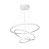 PENDENTE LED VERONA 3 AROS BRANCO 70W