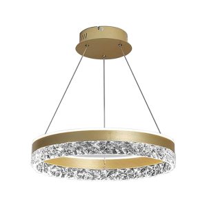 PENDENTE LED PARIS DOURADO 30W