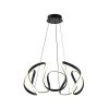 PENDENTE LED ZUCCA PRETO 45W