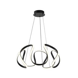PENDENTE LED ZUCCA PRETO 45W