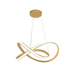 PENDENTE LED ALPES DOURADO 45W