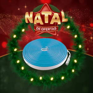 FITA NEON 5M DC12V IP65 AZUL APOLLO