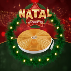 FITA NEON 5M DC12V IP65 AMBAR APOLLO