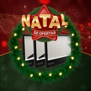 PROJETOR LED J 1000W 6500K SLIM1000 0.4/ 44.3X34 APOLLO