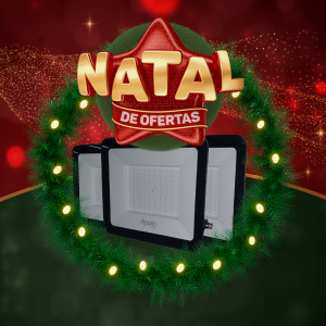 PROJETOR LED F 300W 6500K 0.7/ 32.2X22 APOLLO