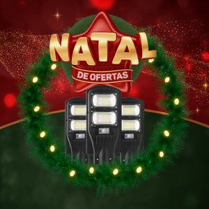 LUM. POSTE/PUBLICA SOLAR 100W 6500K + PLACA APOLLO