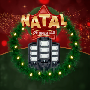 LUM. POSTE/PUBLICA SOLAR 150W 6500K + PLACA APOLLO