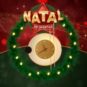 SYFLAR ARANDELA LED RELOGIO 8W DOURADO