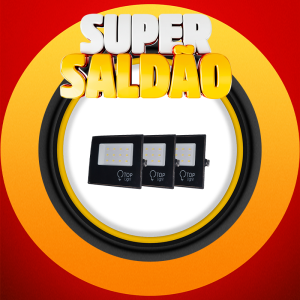 PROJETOR LED MINI B 50W  TL50 6500K 0.3/ 7.7X6 TOP LIGHT