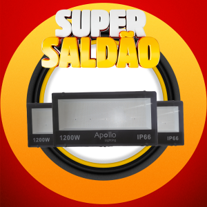 PROJETOR LED K 1200W 6500K 0.4/ 60.1X36.1 APOLLO