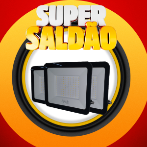 PROJETOR LED F 300W 6500K 0.7/ 32.2X22 APOLLO