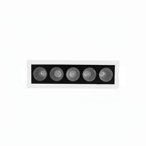 SPOT LED LINEAR EMBUTIR 10W 3000K BR C/ PT APOLLO