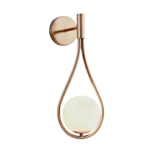 ARANDELA GOTA 5W DOURADO