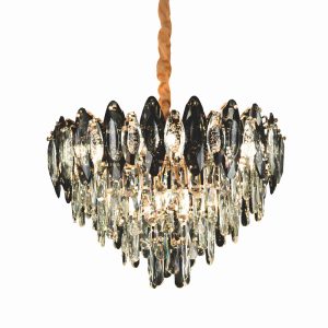 LUSTRE LED CRYSTAL LEAF RD