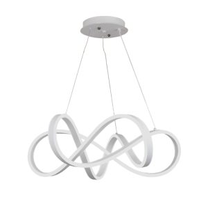 PENDENTE LED ALPES 72W BRANCO