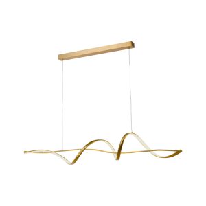 PENDENTE WAVE 28W DOURADO