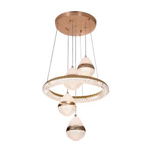 PENDENTE LED ECLIPSE 50W DOURADO